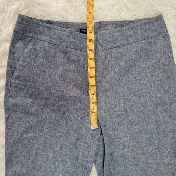 Ann Taylor Factory Linen Blend Pants - Size 8 - Picture 6 of 10